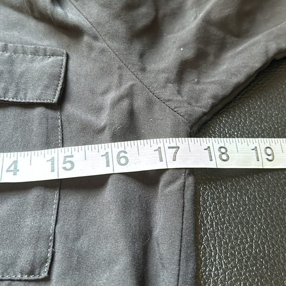 L Space Amelia Mini Dress Black Tie Waist Button Front Long Sleeve Sz XS - Picture 10 of 12